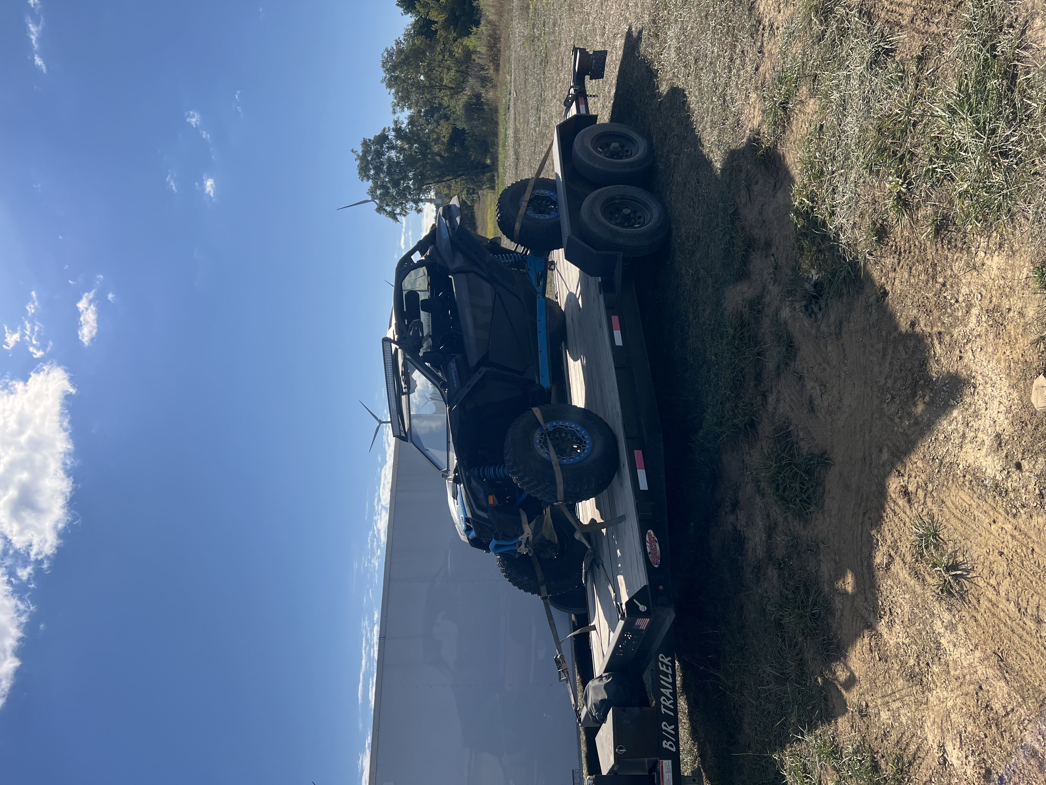 Customer using trailer